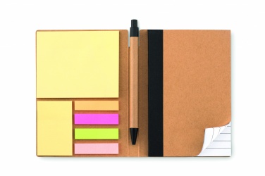 Logotrade promotional item picture of: Notebook w/pen & memo pad