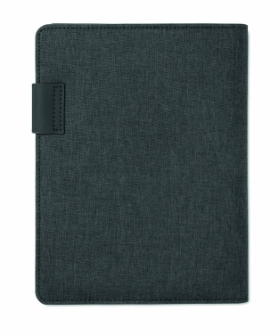 Logo trade business gift photo of: A5 folder with power bank