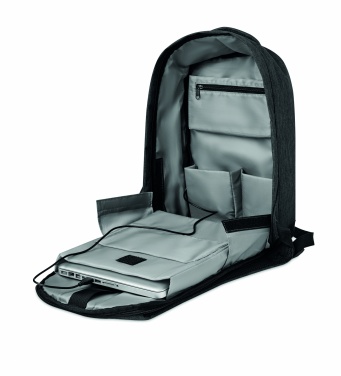 Logotrade corporate gift image of: 2 tone backpack incl USB plug