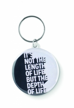 Logotrade promotional items photo of: Small pin button key ring Tukums