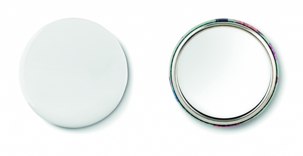 Logo trade promotional item photo of: Mirror button metal