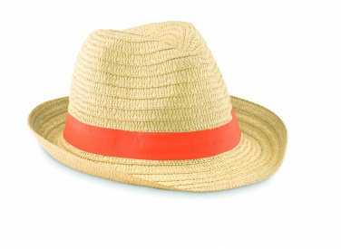 Logo trade corporate gifts picture of: Paper straw hat