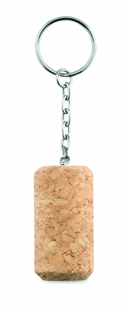 Logo trade promotional product photo of: Wine cork key ring Sigulda
