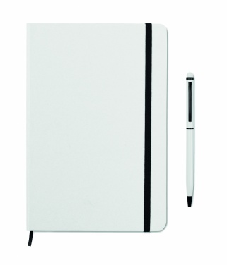 Logotrade promotional gift image of: A5 notebook w/stylus 72 lined