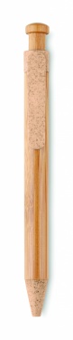 Logo trade advertising products image of: Bamboo/Wheat-Straw ABS ball pen