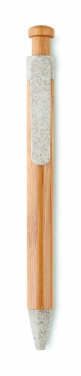 Logo trade promotional merchandise photo of: Bamboo/Wheat-Straw ABS ball pen