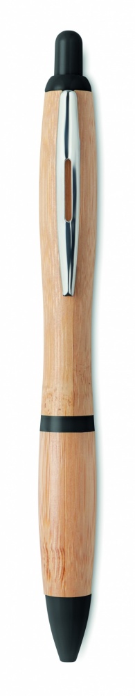 Logotrade promotional giveaways photo of: Ballpoint pen made of ABS and bamboo