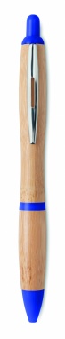 Logo trade promotional product photo of: Ballpoint pen made of ABS and bamboo