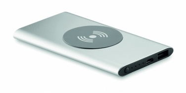 Logo trade advertising products picture of: Wireless Power bank 4000mAh