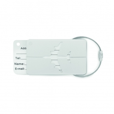 Logotrade promotional item picture of: Aluminium luggage tag