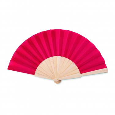 Logotrade business gift image of: Manual hand fan wood