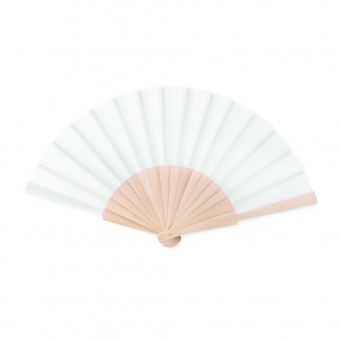 Logotrade promotional merchandise picture of: Manual hand fan wood