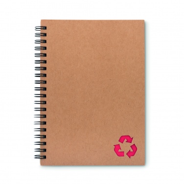 Logo trade promotional merchandise image of: Mineral paper notebook 70 line