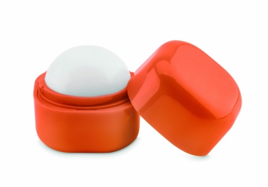Logo trade promotional items image of: Lip balm in cube box