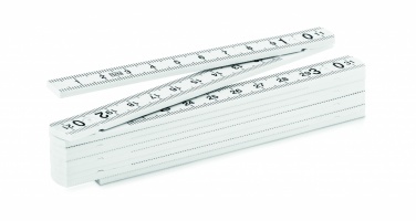Logo trade promotional giveaway photo of: Folding ruler 1m