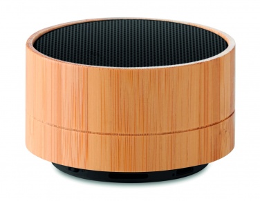 Logotrade promotional gifts photo of: 3W Bamboo wireless speaker