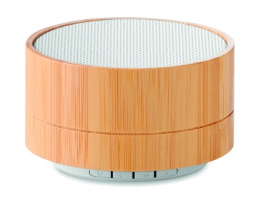 Logotrade advertising product picture of: 3W Bamboo wireless speaker