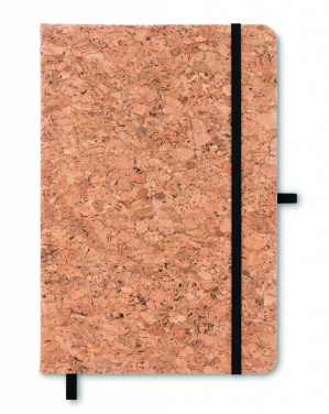 Logo trade corporate gifts picture of: A5 cork notebook 96 lined