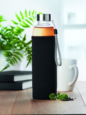 Logotrade business gift image of: Single wall glass bottle 500ml