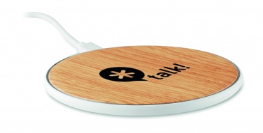 Logotrade advertising products photo of: Wireless charger round 5W TISPAD