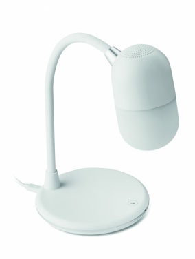 Logotrade promotional item image of: Wireless charging lamp speaker