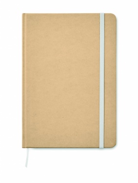 Logo trade promotional products image of: A5 recycled notebook 80 lined