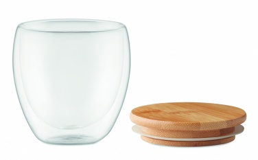 Logotrade promotional merchandise image of: Double wall glass 250ml Hamburg