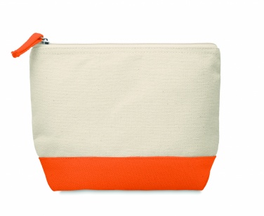 Logotrade promotional merchandise photo of: Bicolour cotton cosmetic bag