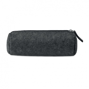 Logo trade advertising products image of: Felt zippered pencil case