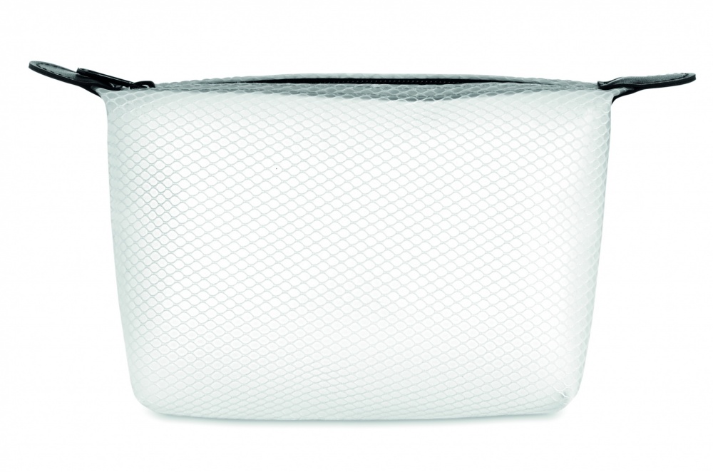 Logo trade promotional gifts image of: Mesh EVA toiletry bag