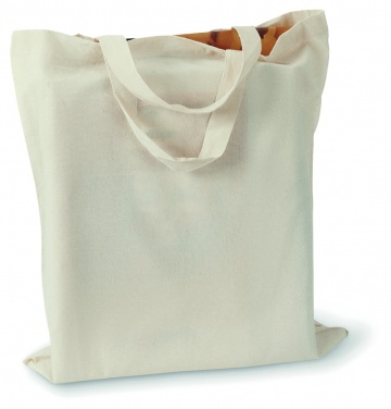 Logo trade promotional merchandise picture of: 140gr/m² cotton shopping bag