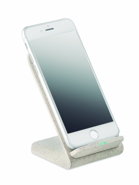 Logo trade advertising products image of: Wheat straw/ABS charger std10W