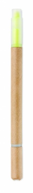 Logotrade promotional merchandise image of: 2 in 1 carton pen highlighter