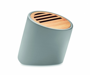 Logo trade promotional merchandise photo of: Wireless speaker limestone