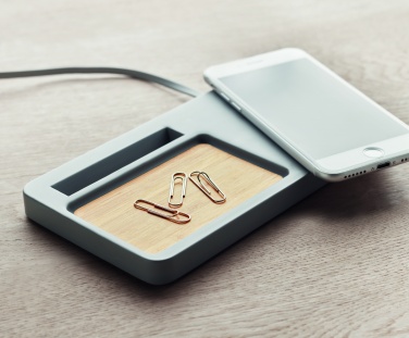 Logo trade promotional product photo of: Wireless charging organizer10W