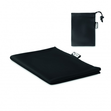 Logo trade advertising products image of: RPET sports towel and pouch
