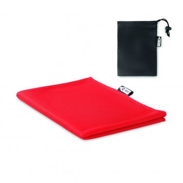 Logotrade promotional product image of: RPET sports towel and pouch