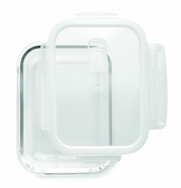 Logo trade promotional giveaway photo of: Glass lunchbox & PP lid 900ml