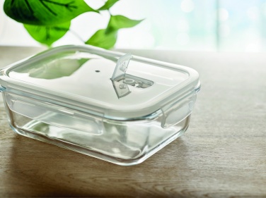 Logo trade advertising products image of: Glass lunchbox & PP lid 900ml