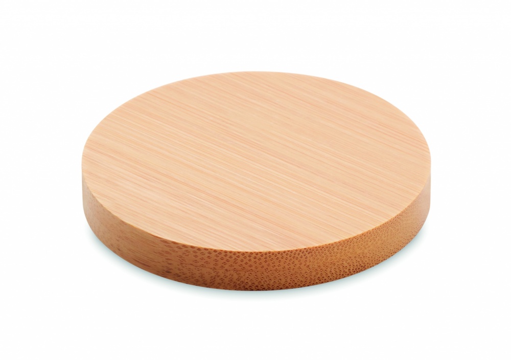Logo trade corporate gifts image of: Bamboo bottle opener/ coaster DAKAI