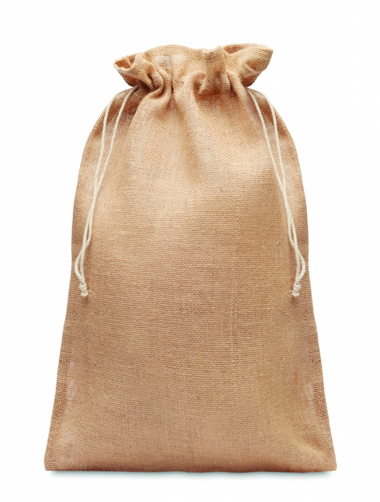 Logotrade promotional merchandise picture of: Large jute gift bag 30x47 cm