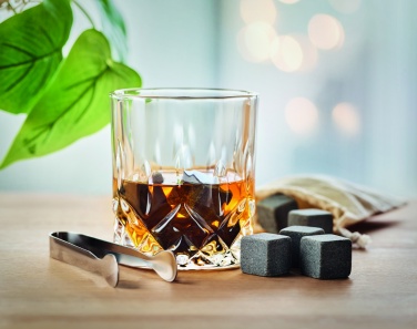 Logo trade corporate gifts image of: Whisky set in bamboo box