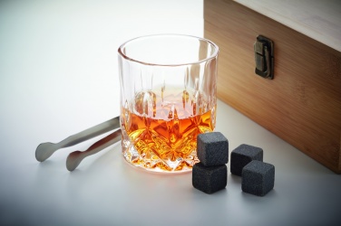 Logotrade promotional gift image of: Whisky set in bamboo box
