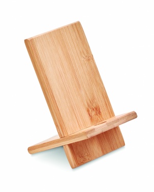 Logotrade promotional giveaways photo of: Bamboo phone stand/ holder WHIPPY