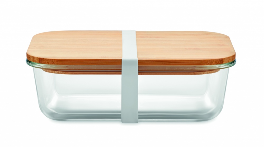 Logotrade promotional giveaway picture of: Glass lunchbox with bamboo lid