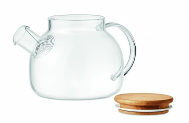 Logo trade corporate gifts image of: Teapot borosilicate glass 850ml