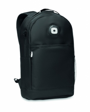 Logotrade promotional giveaways photo of: Backpack in RPET & COB light