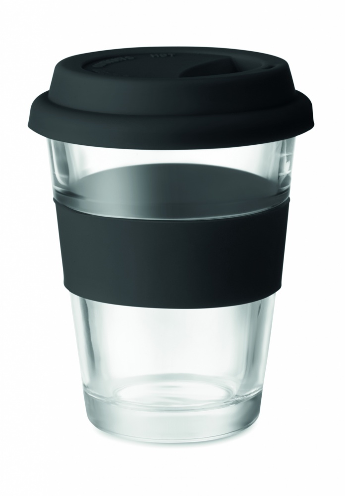 Logo trade promotional products image of: Glass tumbler 350 ml