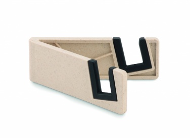 Logotrade promotional item picture of: Phone holder bamboo fibre/PP