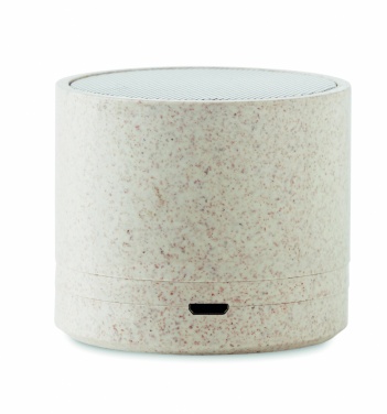 Logotrade promotional giveaway image of: 3W speaker in wheat straw/ABS